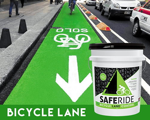 Viaker producto: SAFERIDE™ BICYCLE LANE COATING