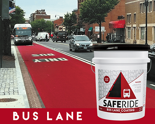 Viaker producto: SAFERIDE™ BUS LANE COATING